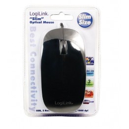 Mouse Logilink ID0063 Slim, 1000 DPI, 3 Butoane